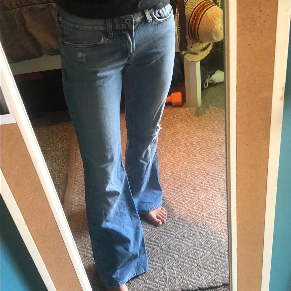 Boot cut jeans